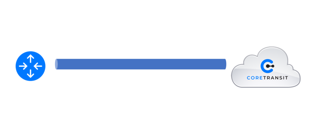 BGP Tunnel Service Basic Topology